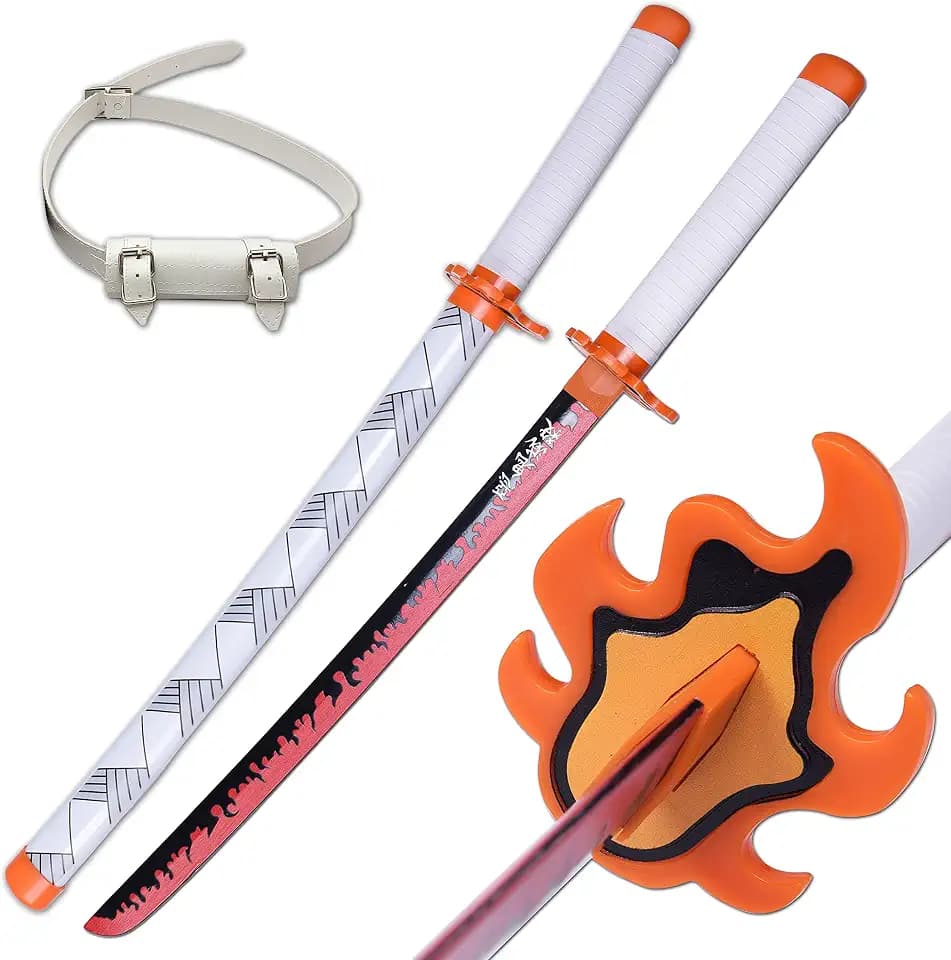 ziqing Demon Katana Sword Cosplay Sword Handmade Katana 31 inch with Multiple Styles to Choose from