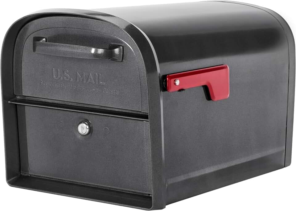 Architectural MAILBOXES 6300P-10 Locking Parcel Briefkasten, Zinnfarben, X-Large