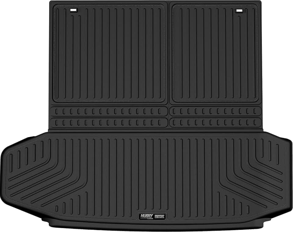 Husky Liners Weatherbeater Cargo Liner | Fits 2023-2026 Honda Pilot (Folds Up & Down w/3rd Row) | Cargo, 1-pc. Black - 25821