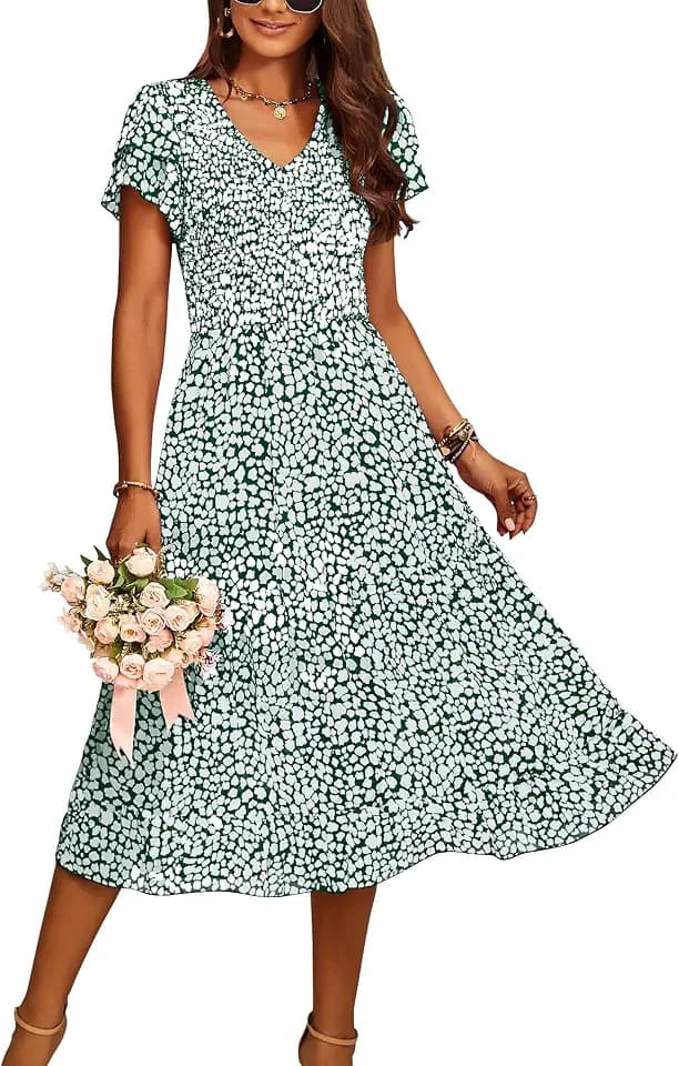 BTFBM Women Casual Summer Dresses Wedding Guest Dress