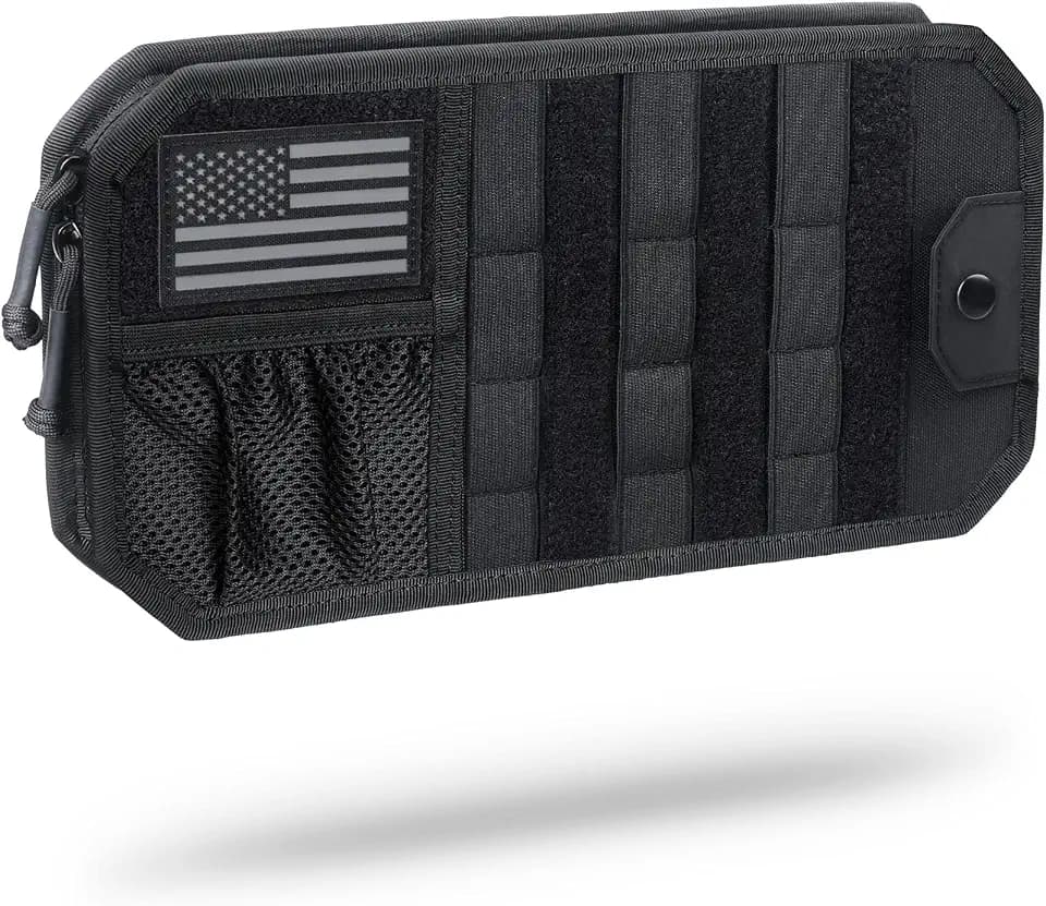 WYNEX Molle Car Sun Visor Organizer, Fits Most Cars Trucks Pickups Patrols