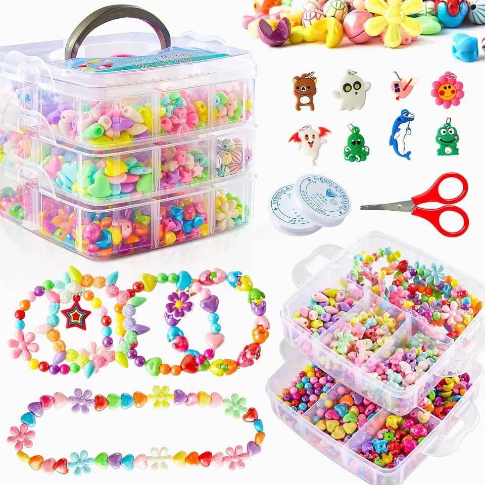 1100 PCS Jewelry Making Bead Kit by Inscraft