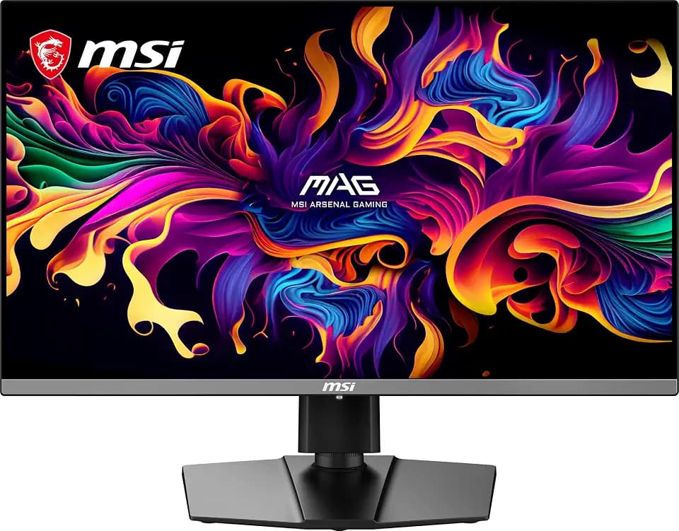 msi MAG 272UP QD-OLED E16 27-Inch WQHD QD-OLED Monitor, 3840x2160, 165Hz, 0.03ms, DisplayHDR True Black 400, AMD FreeSync Premium Pro, G-SYNC Compatible, AI Care Sensor, HDMI2.1, DP 2.1, 98W USB-C