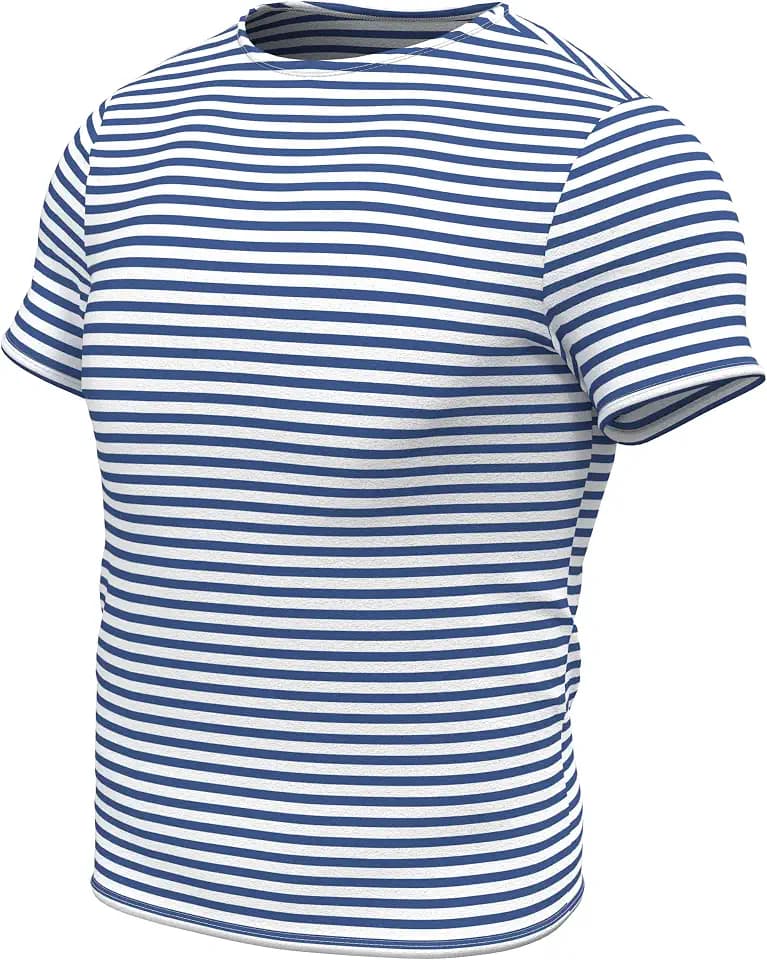 Genuine Striped Short Sleeved T-Shirt Top Cotton Sailor Shirt Original Telnyashka Тельняшка