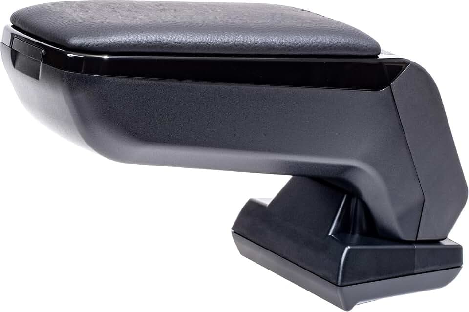 Armster Standar | Armlehne für Auto | VW Polo | Armlehne VW Polo (AW1) (2018-) | Schwarz | Innenraum Autozubehör | Universal Auto Armlehne
