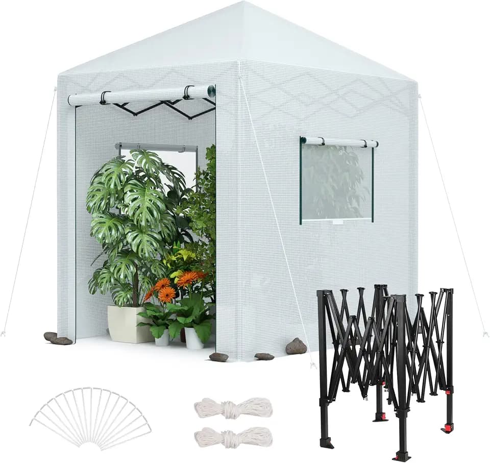 WORKPRO 94" x70" x98" Pop-up Greenhouse for Outdoors