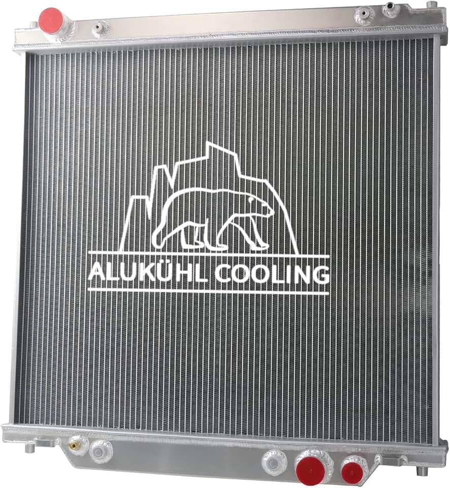 3 Row Aluminum Radiator For 1999 2000 2001 2002 2003 2004 2005 Ford F-250 F350 F450 Super Duty 6.8L 7.3L-Replacement Radiator-Radiators