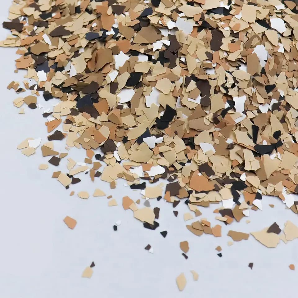 900G/2Lb Epoxy Floor Flakes Decorative Color Chips Garage Floor Flakes