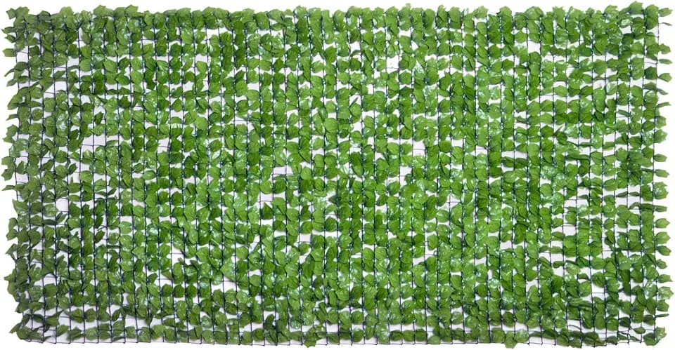 Outsunny Künstlicher Hecken Sichtschutz UV Geschützt 300 x 150 cm Grün