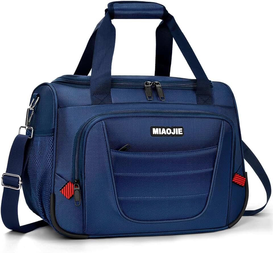 Underseat Carry On Luggage Bag Airplanes Personal Item Bag -16IN Navy Blue