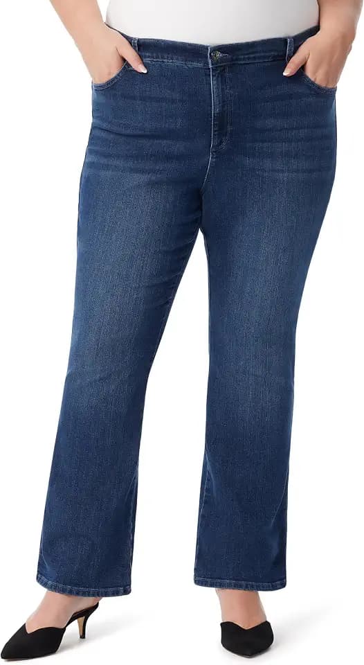 Gloria Vanderbilt Women's Amanda Original Bootcut 5 Pocket High Rise Jean Plus