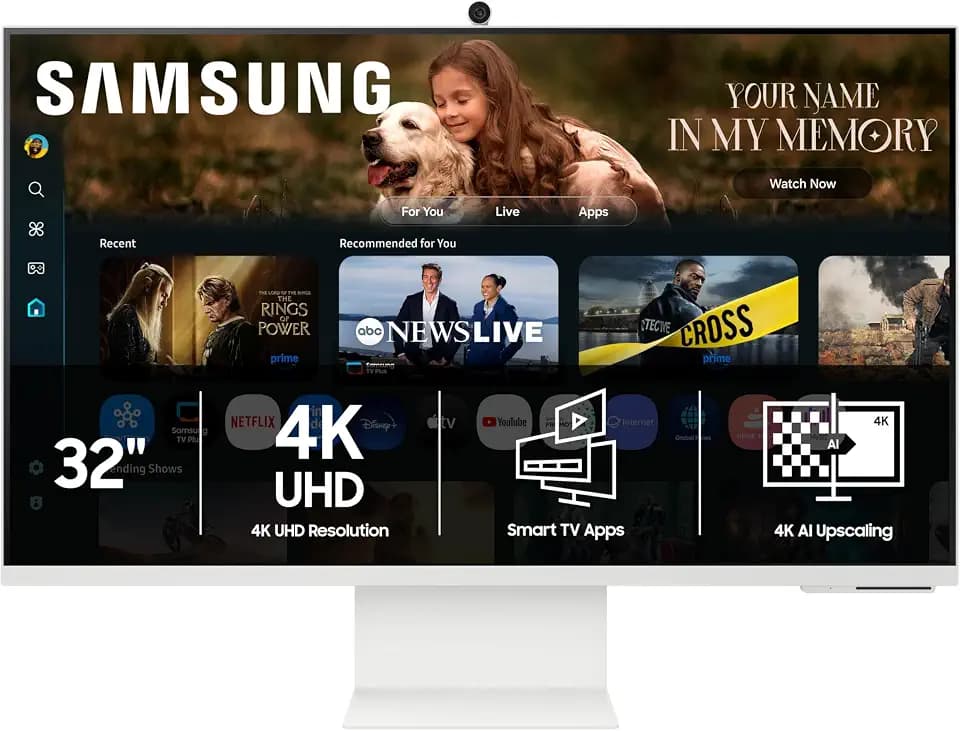 Samsung 32” M8 (M80F) Series 4K UHD Smart Monitor