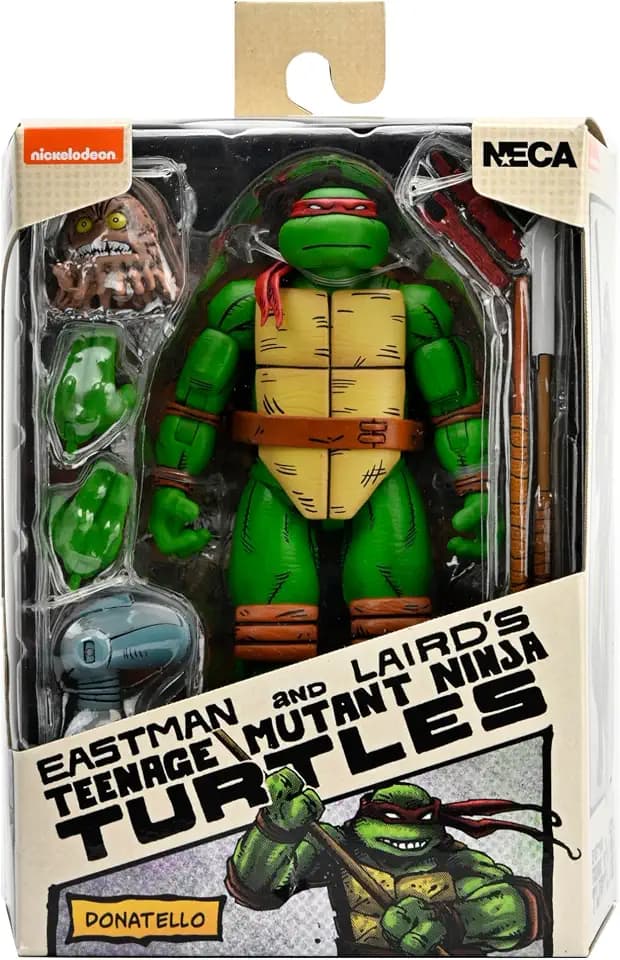NECA - Teenage Mutant Ninja Turtles (Mirage Comics) – 7" Scale Action Figures - Donatello