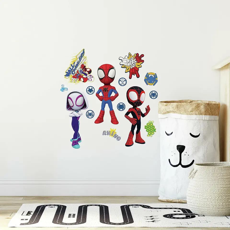 Spidey and His Amazing Friends Peel and Stick Wall Decals by RoomMates