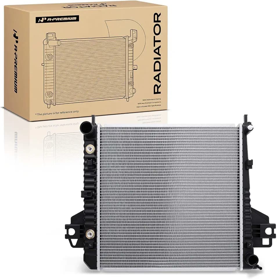 A-Premium Engine Coolant Radiator Assembly with Transmission Oil Cooler