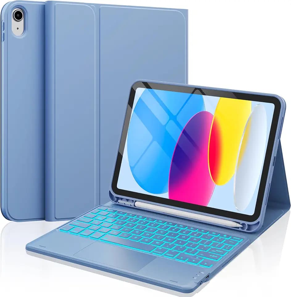 CHESONA Compatible for iPad 11th(A16)/10th Generation Case with Keyboard