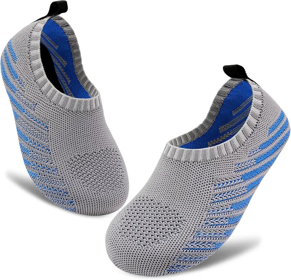 ANLUKE Kids Water Shoes Quick-Dry Barefoot Aqua Socks for Beach Swim