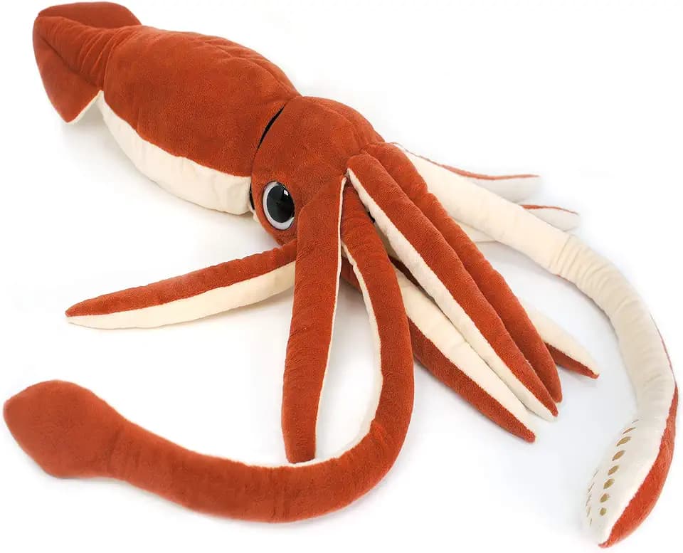 TigerHart Shubert The Squid - 35 inch Large Stuffed Animal Squid