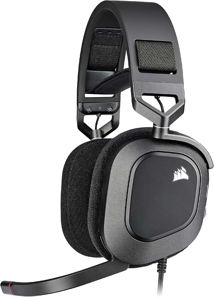 Corsair HS80 RGB USB Wired PC Gaming Headset – Black