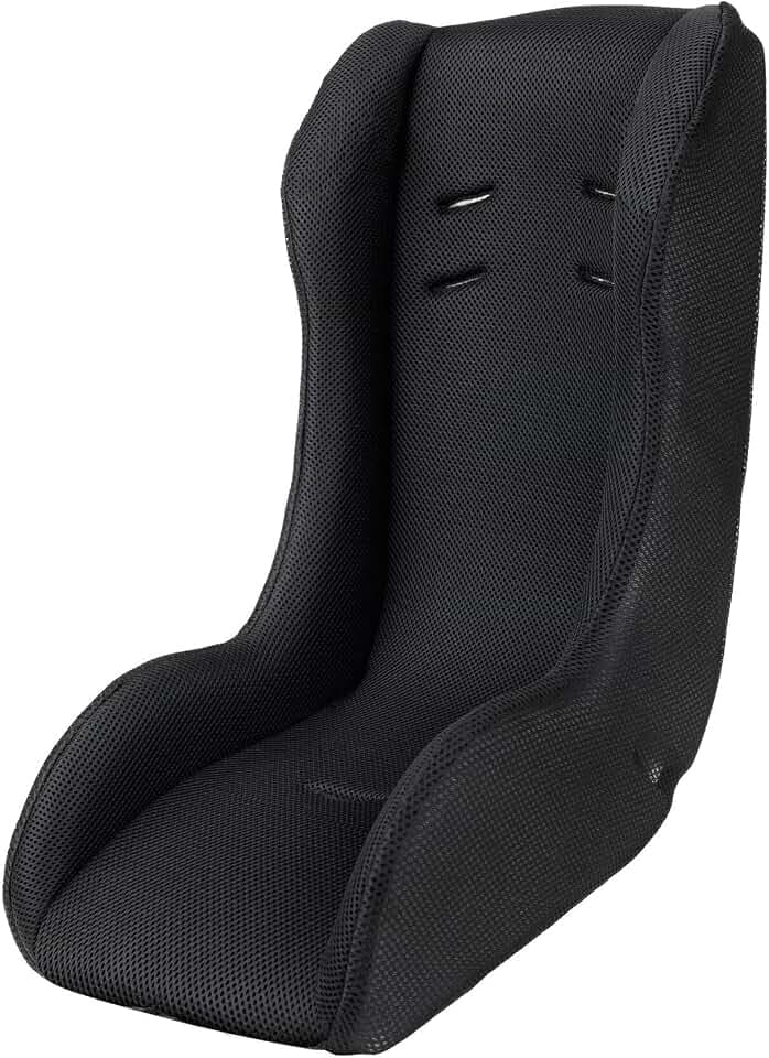 POLISPORT 8015000023 Mini Pelican Allwetter-Babysitz-Reduktor Ohne Sicherheitsgurt, Geeignet Für Anhänger, Kinderwagen Und Lastenräder, Sicher Und Geeignet Für Kinder Von 7–18 Monaten, Schwarz
