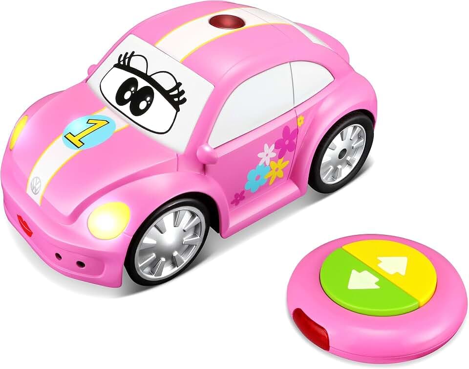 Bburago BB Junior Volkswagen RC Fahrzeug, Rosa, 22 cm
