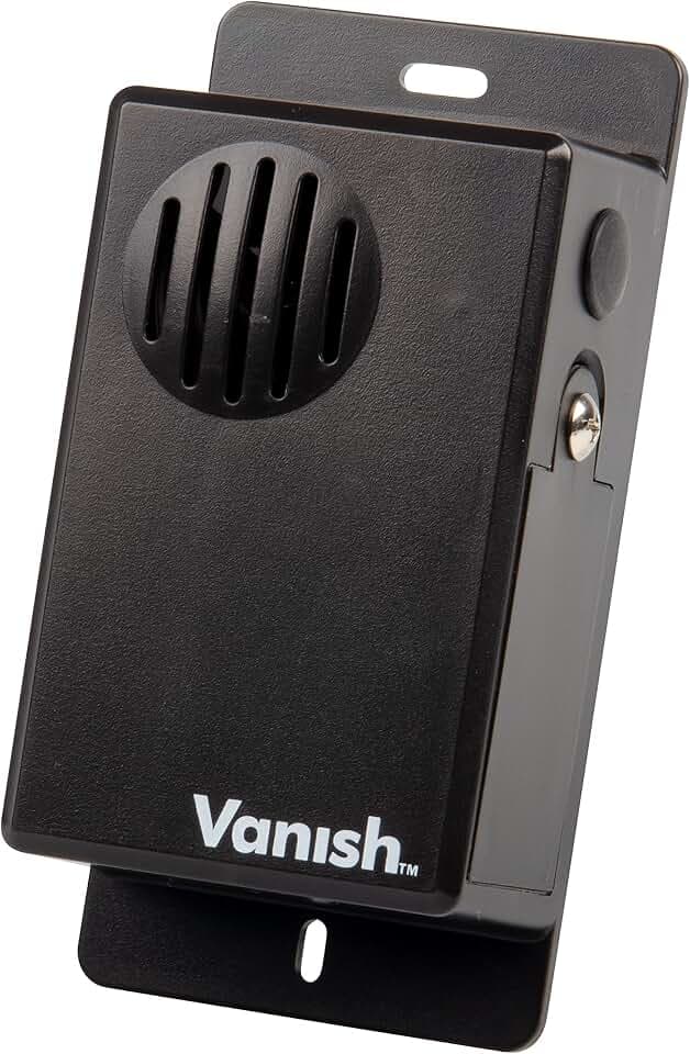 Vanish Mobiler Mardervertreiber TVT-1, Schallwellen, 12 kHz, 83 dB, Batteriebetrieb, IP54