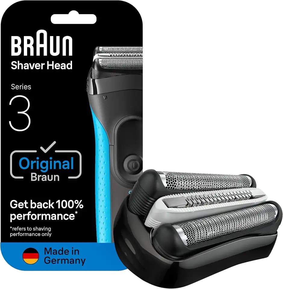 Braun Series 3 Pro Skin Electric Shaver Replacement Head - 32B - Compatible with Electric Razors 3000s, 3010s, 3040s, 3050cc, 3070cc, 3080s, 3090cc