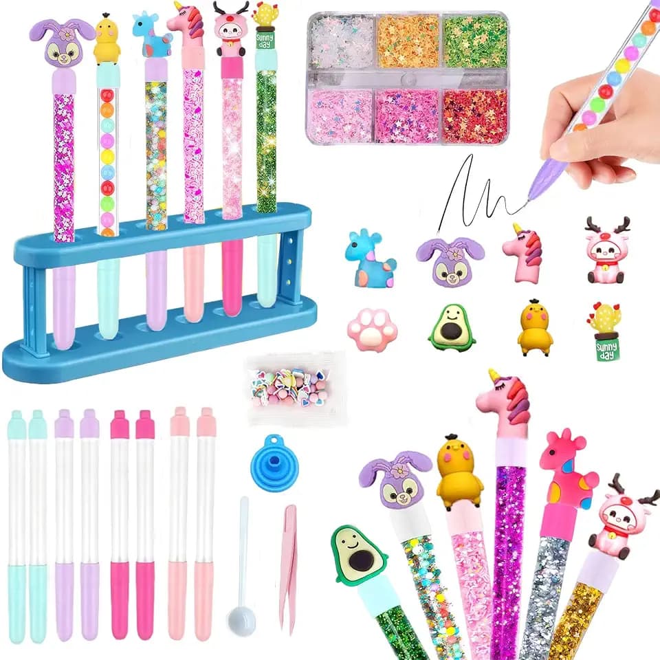 Stifte Selber Machen Set Kinder,Mein Stift Atelier,Basteln Mädchen 6 8 10 Jahre
