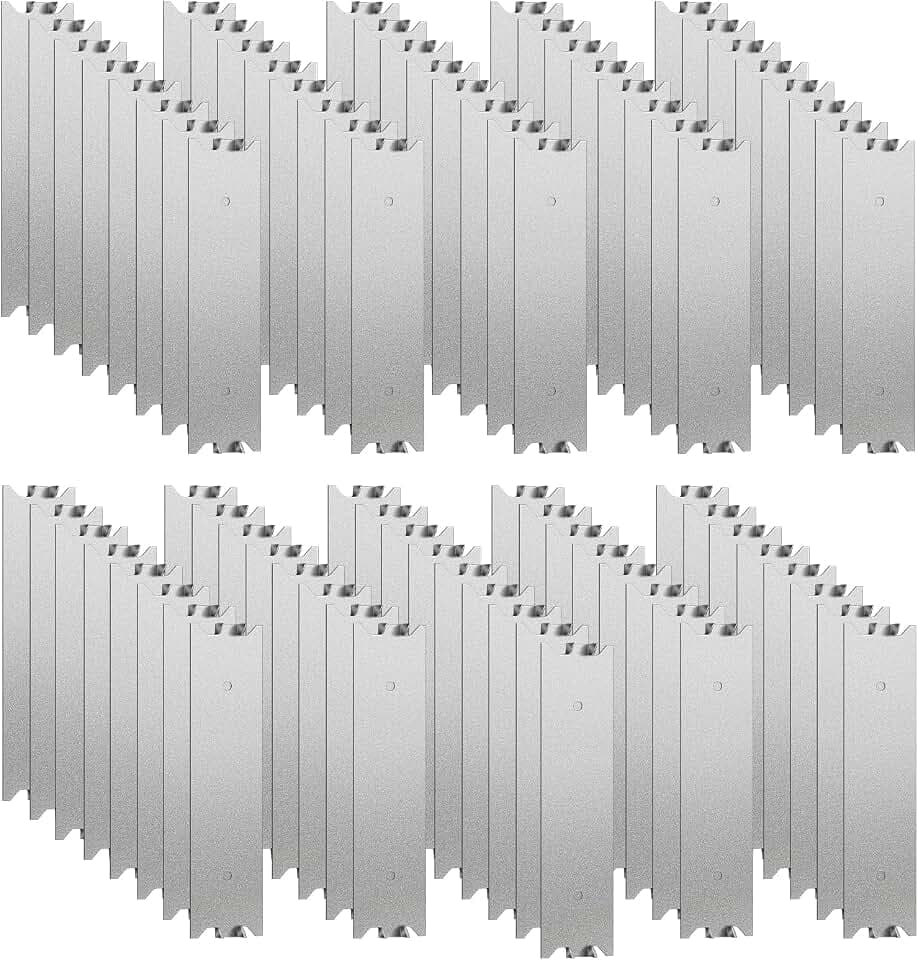Therwen 70 Pcs Nail Plates for Wood Studs 6 x 1.5 Inch Wire Protector