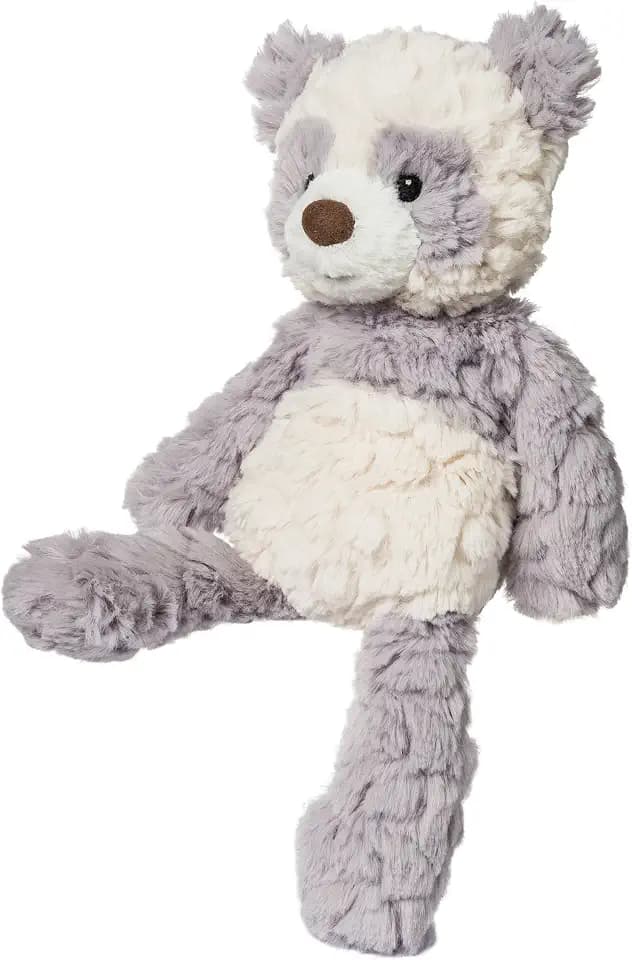 Mary Meyer Teddy Bear - Putty Collection Super Soft Stuffed Animal Plush Classic Toy Plushie, 11" Small, Grey Shadow Panda Bear