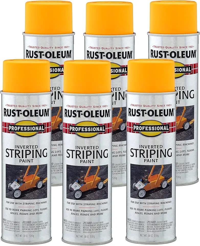 Rust-Oleum Professional Inverted Striping Yellow Spray Paint