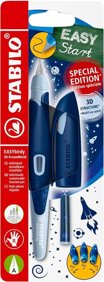 STABILO - Ergonomischer Schulfüller für Rechtshänder - EASYbirdy