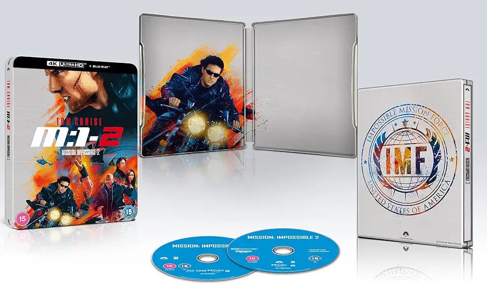 Mission: Impossible 2 4K UHD + Blu-ray Steelbook [Region A & B & C]