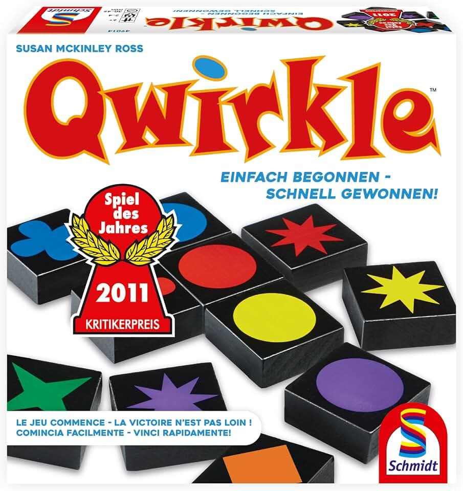 Schmidt Spiele 49014 Qwirkle, Spiel des Jahres 2011, Familienspiel