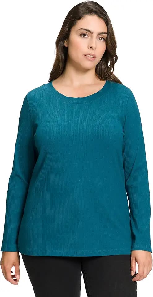 Ulla Popken Damen Turtleneckshirt, Classic T-Shirt