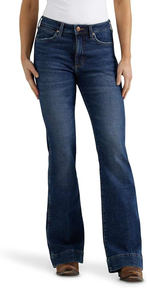 Wrangler Women's Retro Bailey High Rise Trouser Jean