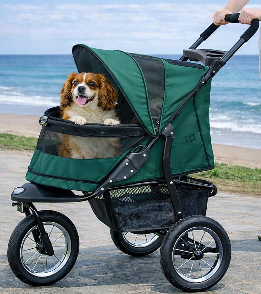 Pet Gear No-Zip Jogger Pet Stroller for Cats/Dogs, Green Clover