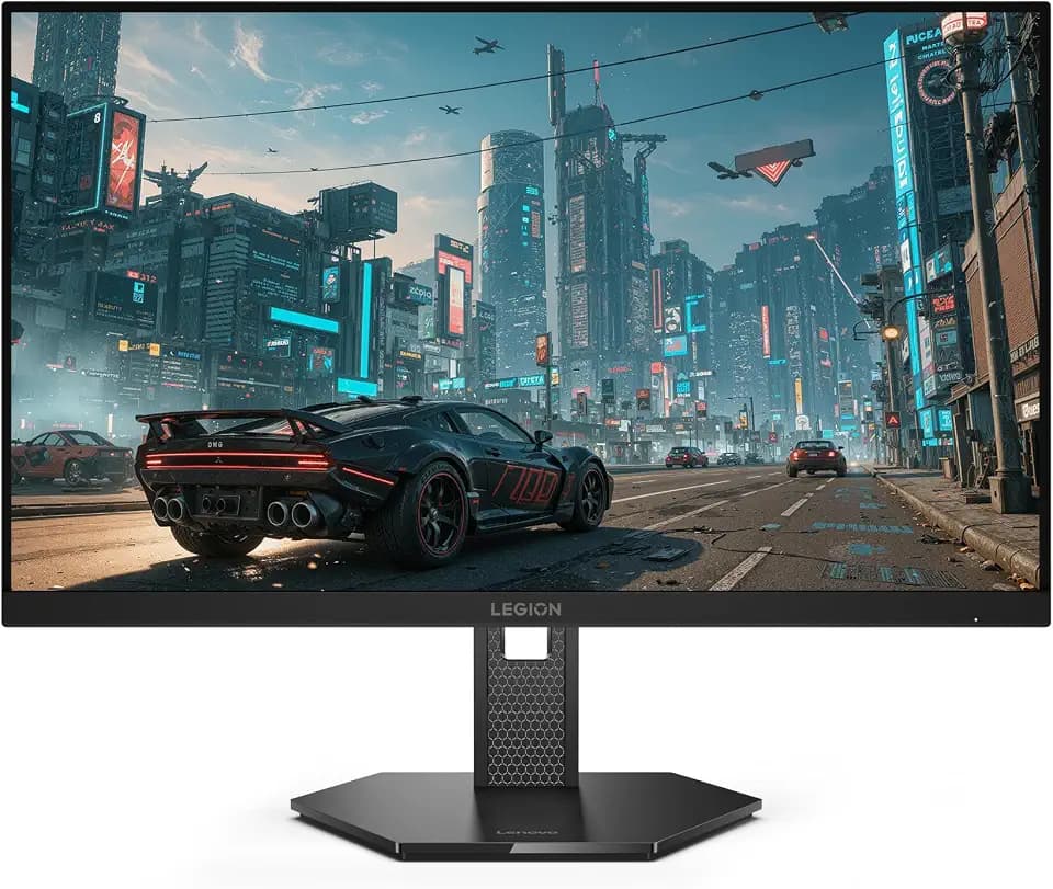 Lenovo Legion 27QD-10 Gaming Monitor - 27" QHD IPS Display - 240Hz Refresh Rate - 0.5 ms MPRT - 99% sRGB - AMD FreeSync™ Premium - Ergonomic Stand