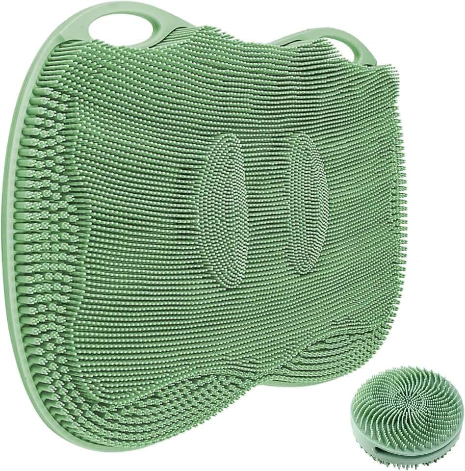 Fußbürste Fußwäscher Fuss Wäscher Bath Massage Pad mit Rutschfesten Saugnäpfen