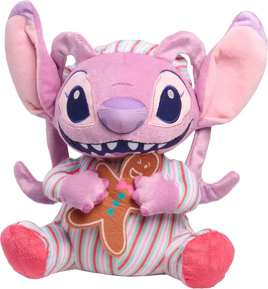 Disney Stitch 10-inch Holiday Feature Plush Angel Stuffed Animal