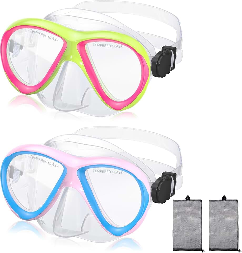 Kids Swimming Goggles Swim Mask with Nose Cover for Kids Youth5-15
