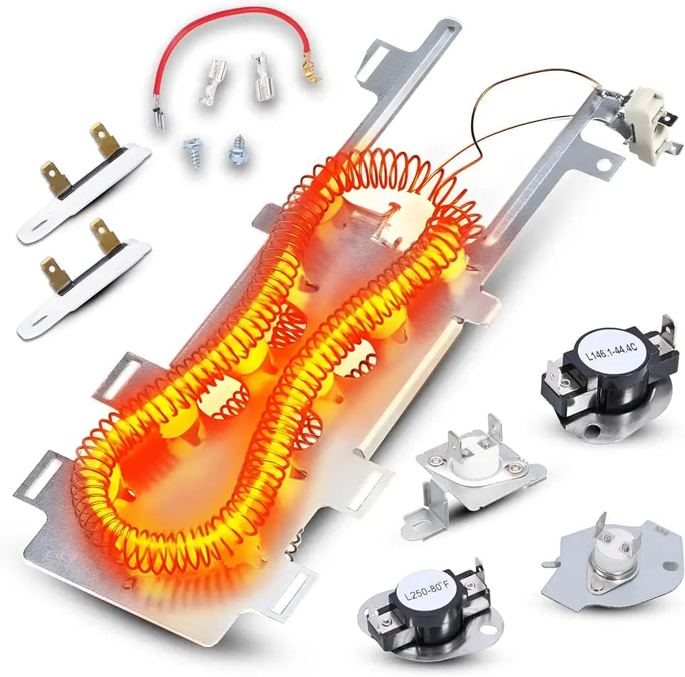 Dryer Heating Element Thermostat for Whirlpool WED9400SW2 WED7300XW0 WED905