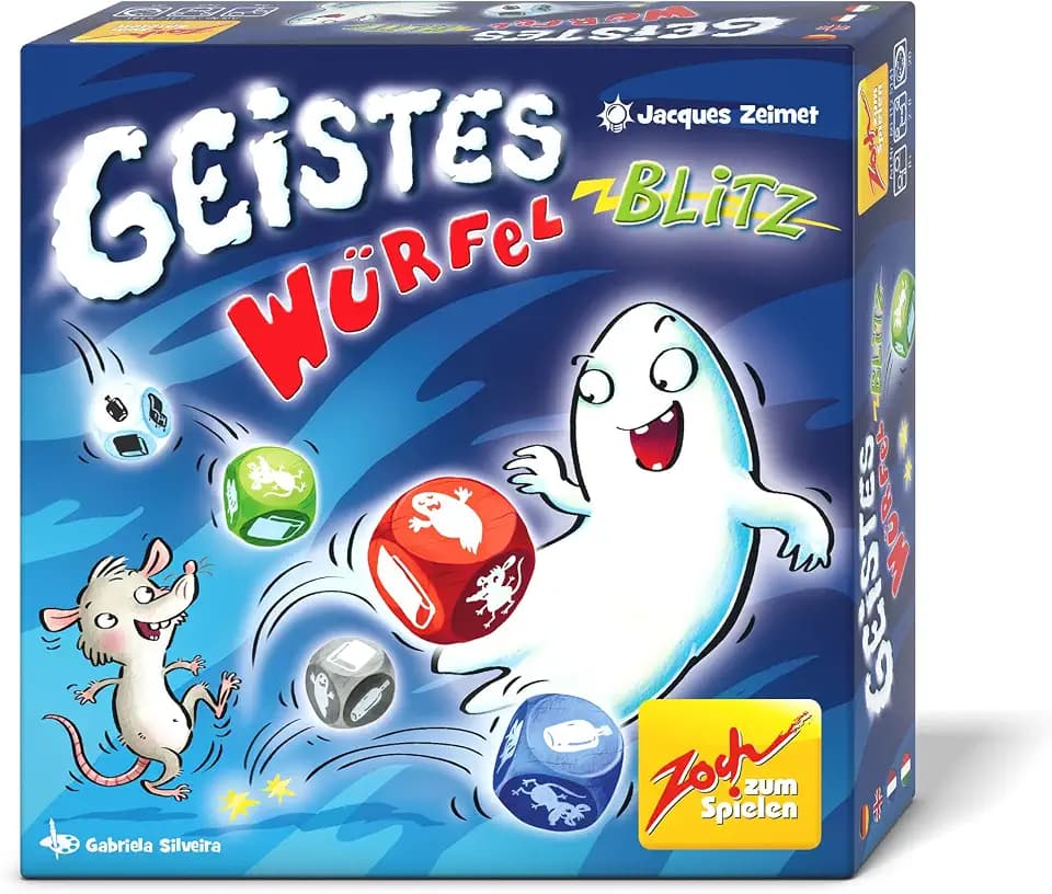 Zoch 601105141 Geistesblitz Würfelblitz, das lustige Reaktionsspiel für Groß und Klein, ab 8 Jahren