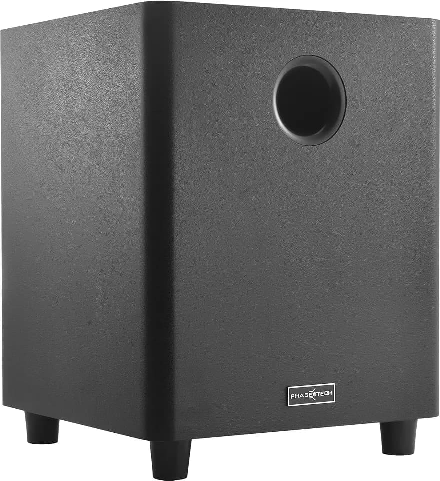 8 Inch Passive Subwoofer, 100W Power Heavy Bass Powerful Sound Synthetic Fiber Wood Material, Passive Speaker for Home Theater