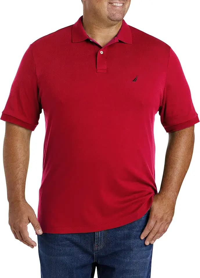 Nautica Men's Classic Fit Short Sleeve Polo Shirt