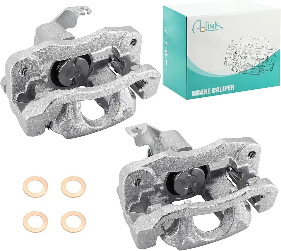 AULINK 68029849AA 68029848AA Rear Disc Brake Caliper w/Bracket For Chrysler