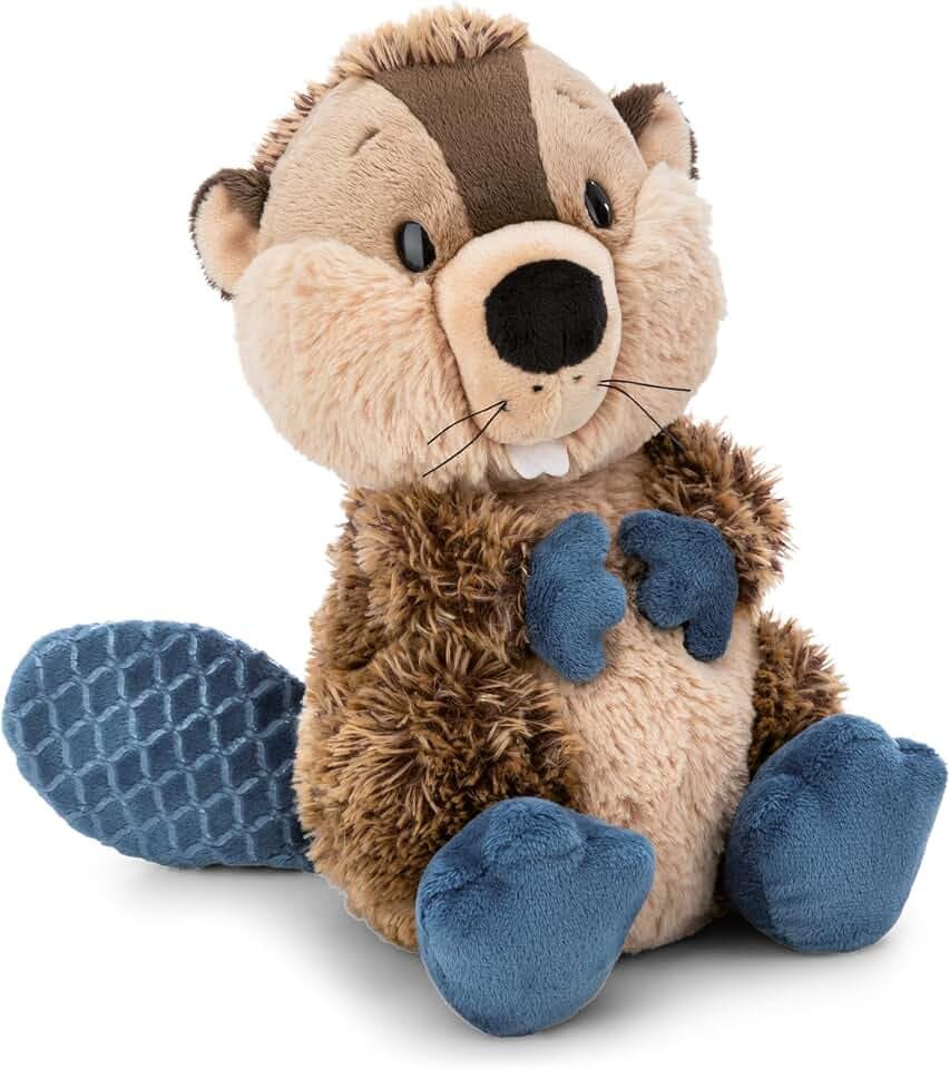 NICI Kuscheltier Biber Harry Woodsnacker 30cm - braun - Weiches Plüschtier – niedliches Stofftier zum Kuscheln & Spielen – tolle Geschenkidee für Kinder & Erwachsene - 62270
