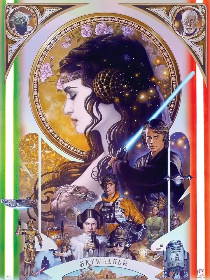 Buffalo Games - Star Wars - Skywalker - Foil Puzzle - 500 Piece Jigsaw Puzzle