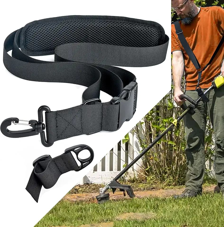 Adjustable Trimmer Strap for Weed Eater Shoulder Strap Harness Easy Release