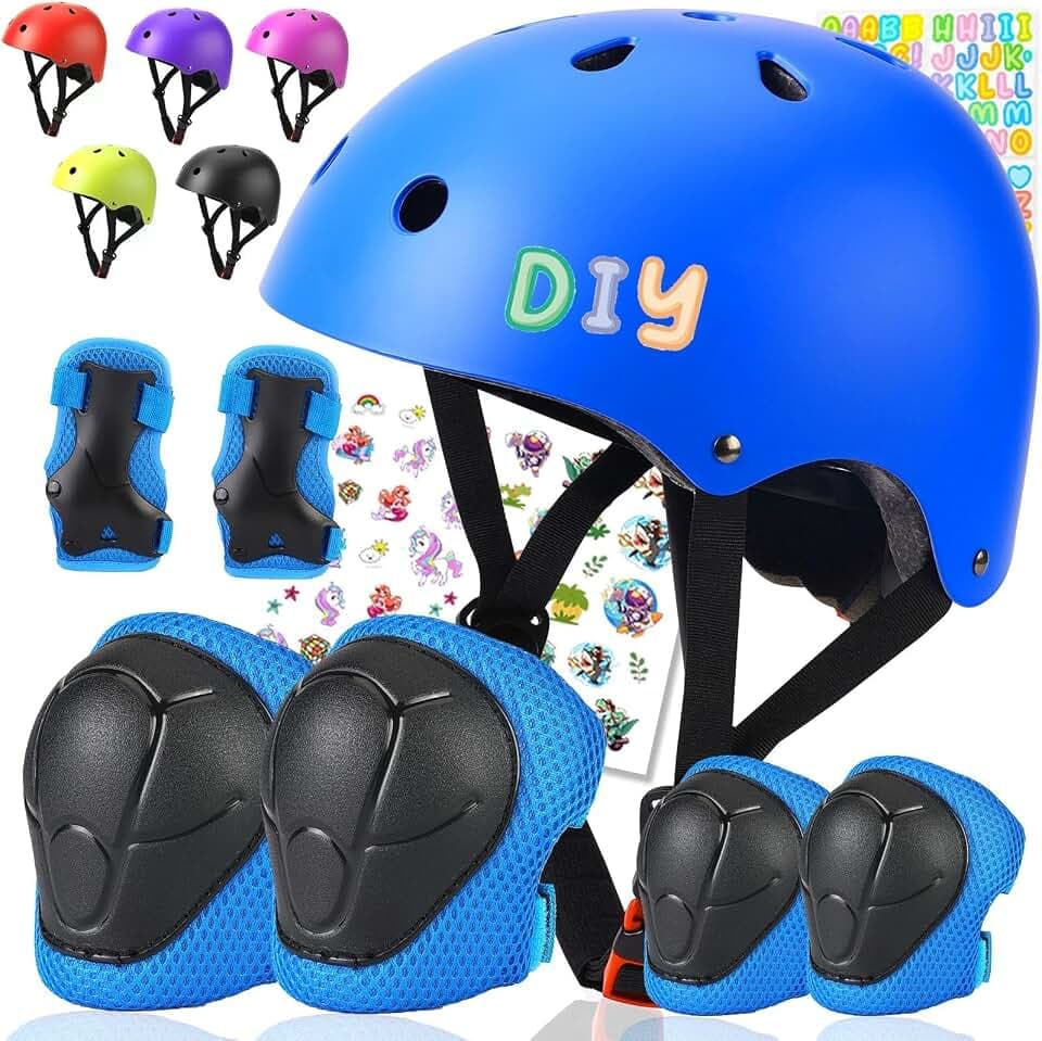 Kids Toddler Bike Helmet Set, CPSC Certified, Toddler to Youth